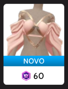 Cropped Rosa com Glitter Cloud Nine