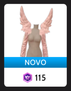 Jaqueta Rosa com Asas de Anjo Cloud Nine