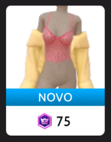 Top Rosa com Glitter e Cardigan Amarelo Cloud Nine