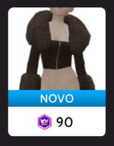 Bolero de Pelagem Preta Delirious
