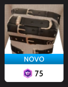 Top com Cinto com Tachas Ghoul, a Coisa, da Delirious
