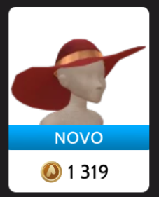 Chapéu de Verão Vermelho e Bronze da Ikon