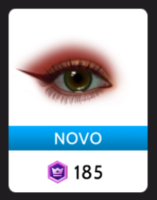 Olhos com Sombra Bronze e Delineado Vermelho Ikon