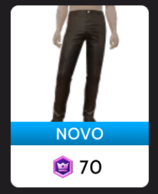Calça de Terno Preta Cloud Nine