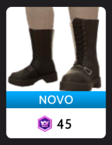 Botas Pretas com Fivelas Delirious