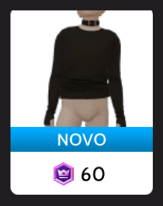 Gargantilha e Camisa de Manga Longa com Furo para o Polegar, da Delirious