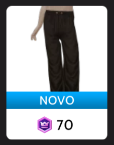 Calça Franzida Preta, da Ikon