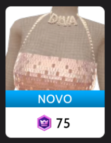 Blusinha curta Diva dos Diamantes Cloud Nine
