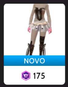 Conjunto de Saia Balonê com Diamante, da Cloud Nine