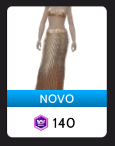 Conjunto de Saia Longa Diamante, da Cloud Nine