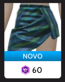 Saia de Diamantes Reais Esmeralda Cloud Nine