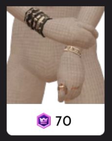 Pulseiras de Couro e Caveira Prateada e Anéis Combinando da Delirious