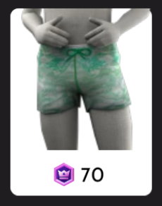 Calça de Banho com Estampa de Menta, da Mahiki