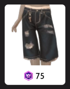 Calça Cargo de Brim Azul Escuro com Costura Constrastante, da USAesthetics