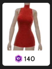 Vestido Curto Brilhante de Crochê Vermelho da Ikon Elite