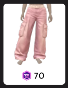 Calça Jeans Cargo Pó Rosa, da USAesthetics