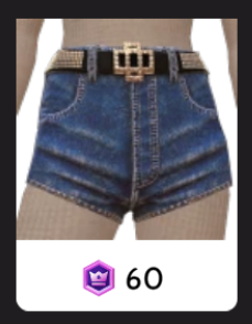 Short Punk de Luxo de Brim, da Ikon Elite