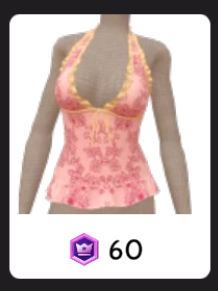 Top Rosa com Babados Amarelos Caprichoso Cloud Nine