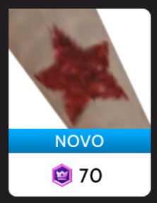 Tatuagem Poeira Estelar Vermelha