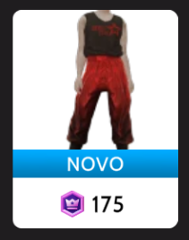 Traje folgado vermelho "Estrelha Rebelde" da Cloud Nine