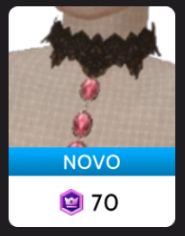 Gargantilha com Diamante Gótico, da Delirious