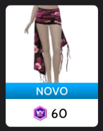 Minissaia com Estampa Floral Boho Gótica, da Delirious