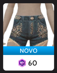 Bermudas rasgadas de denim "Pixel" da Ikon