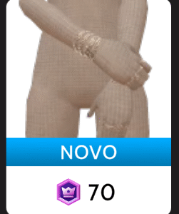 Unhas azuis com anéis e pulseiras Pixel da Ikon