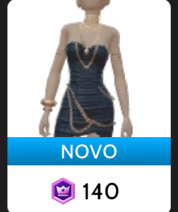 Vestido Jeans tomara que caia "Pixel" da Ikon