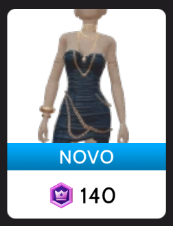 Vestido Jeans tomara que caia "Pixel" da Ikon