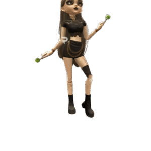 Boneca Brilho da Renda Preta, da Ikon Elite