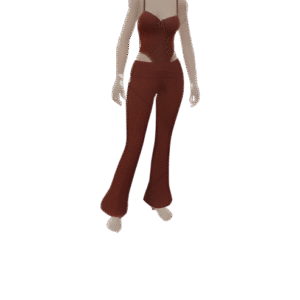 Conjunto de Renda Bordรด Front Row