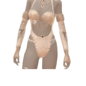 Conjunto Branco de Onรงa com Correntes Ikon Elite