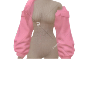 Moletom cropped com capuz rosa e modelagem solta Drop Science