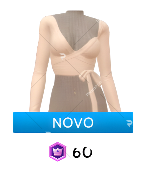 Blusa transpassada em algodão branco da Cloud Nine