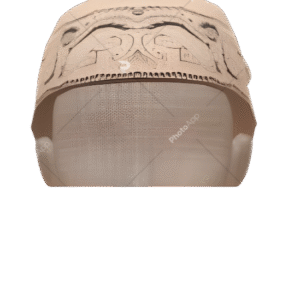 Bandana branca com estampa caxemira da USAesthetics