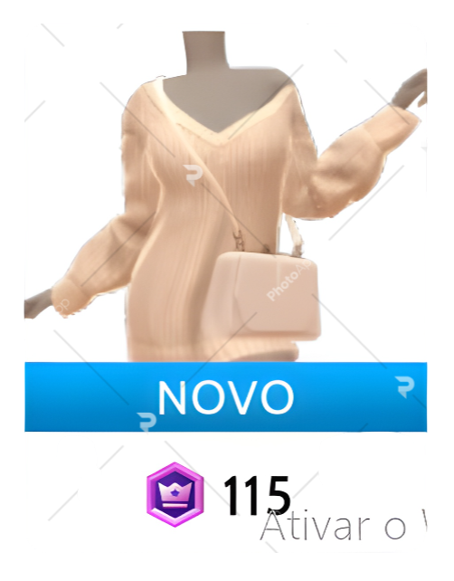 Vestido de malha folgado da Front Row