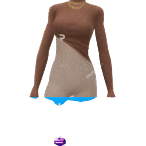 Top Assimétrico Canelado Front Row