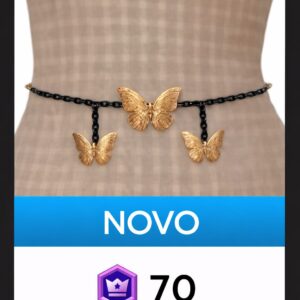 Colar Mahiki Golden Butterflies