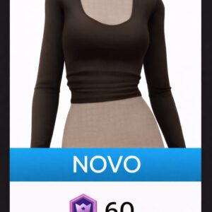 Camiseta de Manga Longa de Volta ao Básico Front Row