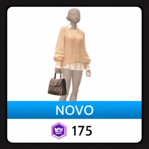 Conjunto Cloud Nine de Tricô Trançado Soft Concrete