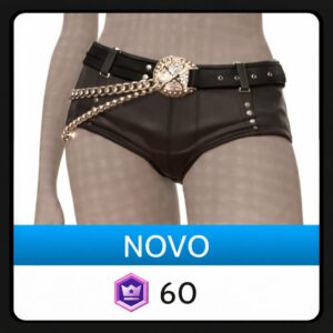 Calções "O Vilão do Escritório de Preto" da Drop Science