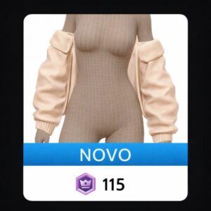 Jaqueta Suéter Borg de Volta ao Básico Front Row