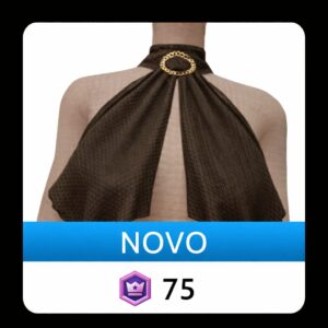 Top metálico "Noir" com Aura Clip da Ikon Elite