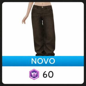 Jeans Preto Básico Front Row