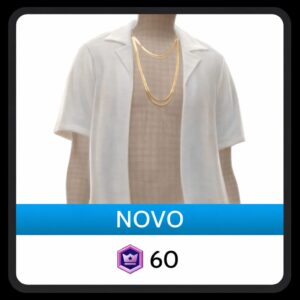 Camisa de Linho Onda Azul da Mahiki - item masculino