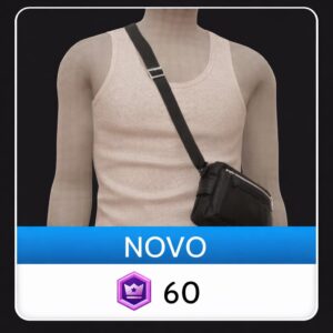 Top Cinza Yume com Bolsa Preta - item masculino