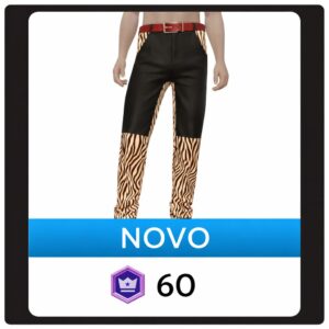 Calça Painel com Estampa de Zebra da Front Row - item masculino