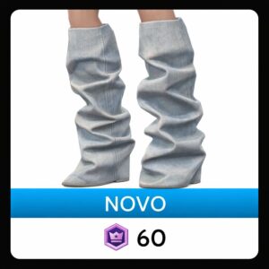 Botas de Brim Luz da Swirlie da Drop Science