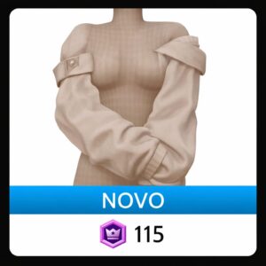 Jaqueta Cinza com Zíper e Capuz com Unhas Combinando Yume